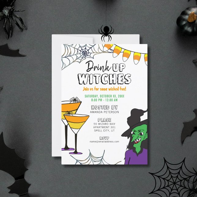 Drink Up Witches Halloween Invitation (Creator Uploaded)