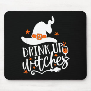 Drink Up Witches Halloween Mouse Mat