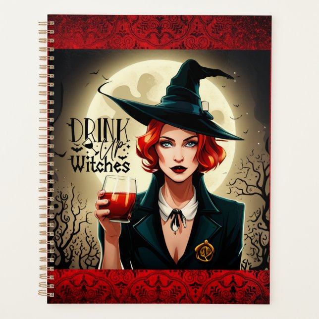 Drink Up Witches Planner (Front)