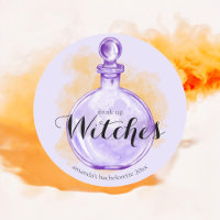 Drink Up Witches Purple Watercolor Potion