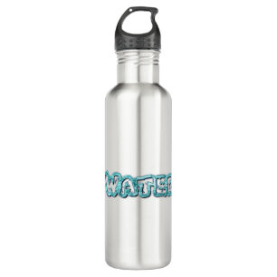Drink water letters 710 ml water bottle