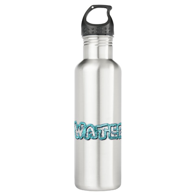 Drink water letters 710 ml water bottle (Front)