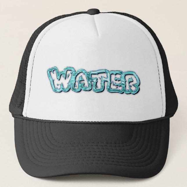 Drink water letters trucker hat (Front)