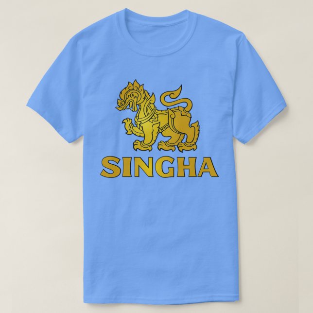 drink water save the beer and dont forget singha T-Shirt (Design Front)