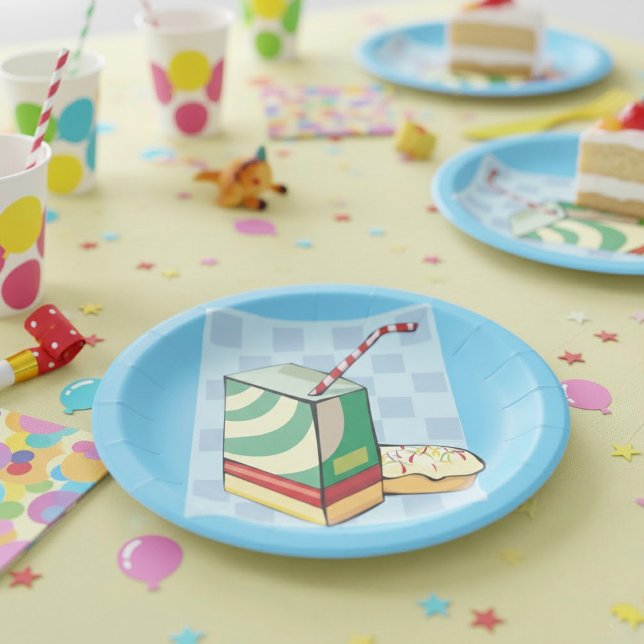 Drink With A Straw Paper Plates (Creator Uploaded)