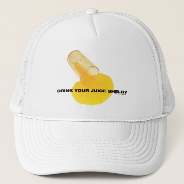 Drink Your Juice Trucker Hat (Front)