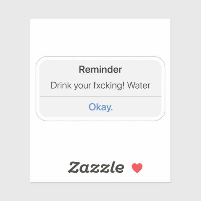 Drink Your water, Stay Hydrated  (Sheet)