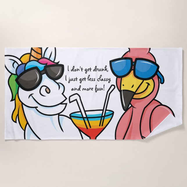 Drinking Beach Towel (Front)