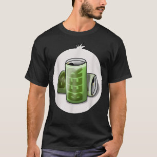 Drinking bear drinking party on beer party design T-Shirt
