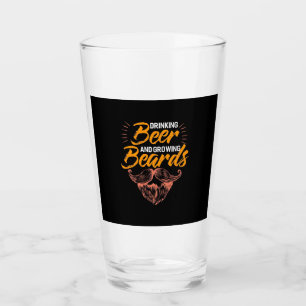 Drinking Beer And Growing Beards Glass