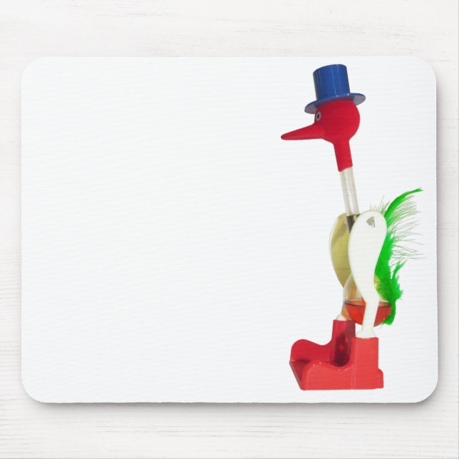 Drinking Bird Mouse Mat (Front)