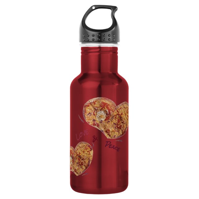 Drinking bottle Love & Peace  (Front)