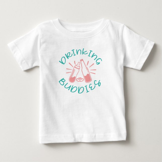 Drinking Buddies Baby T-Shirt (Front)
