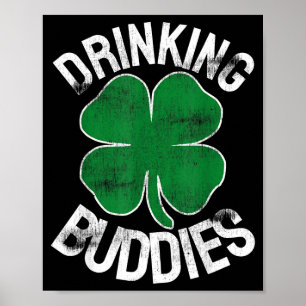 Drinking Buddies St. Patrick's Day Irish Matching Poster