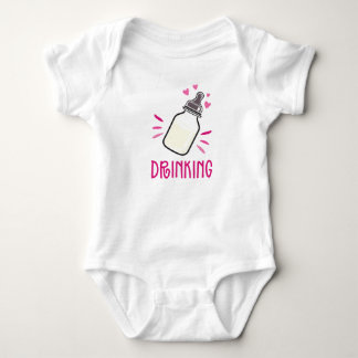 "Drinking" Buddies Twins Baby Bodysuit