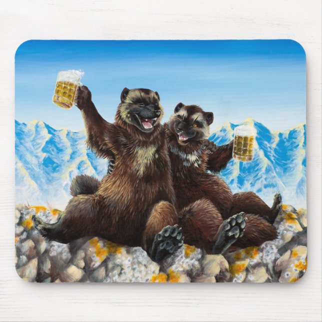 "Drinking Buds" Mousepad (Front)