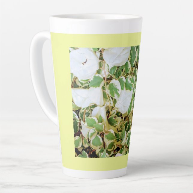 Drinking Coffee Latte Mug (Left Angle)