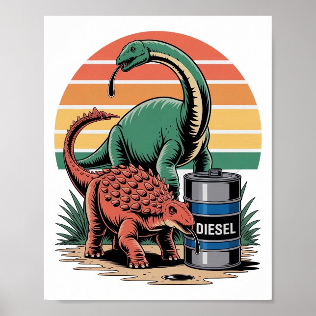 Drinking Diesel Poster (Front)