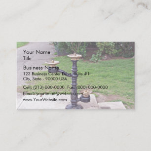 Drinking fountain business card
