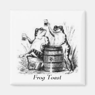Drinking Frogs Magnet