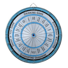 Drinking Game All Custom Text Regulation Dartboard