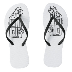 drinking glass flip flops