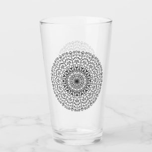 Drinking Glass - Mandala #44