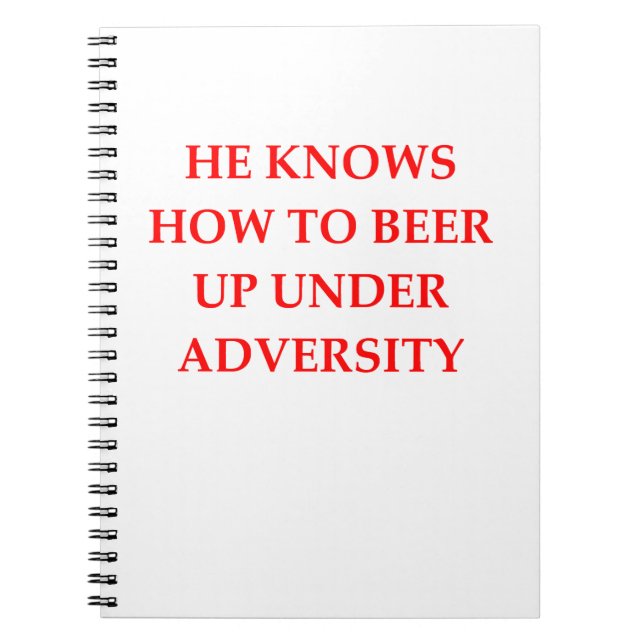 Drinking joke notebook (Front)