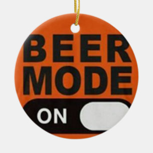 "DRINKING MODE ON" CHRISTMAS ORNAMENT