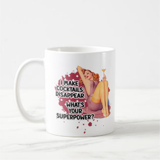Drinking Retro Housewife Humour Coffee Mug