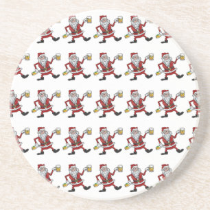 **DRINKING SANTA** SANDSTONE COASTER
