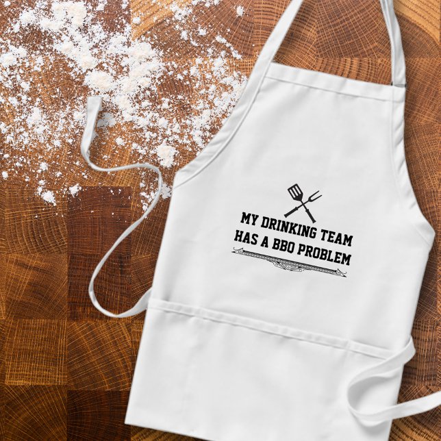 Drinking Team • BBQ Problem Standard Apron (Creator Uploaded)