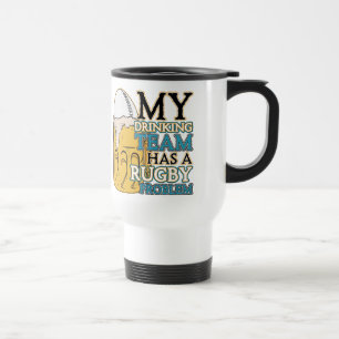 Drinking Team Rugby Travel Mug
