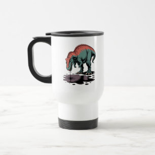 Drinking too much travel mug