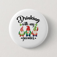 Drinking With My Gnomies Funny St Patrick's Day