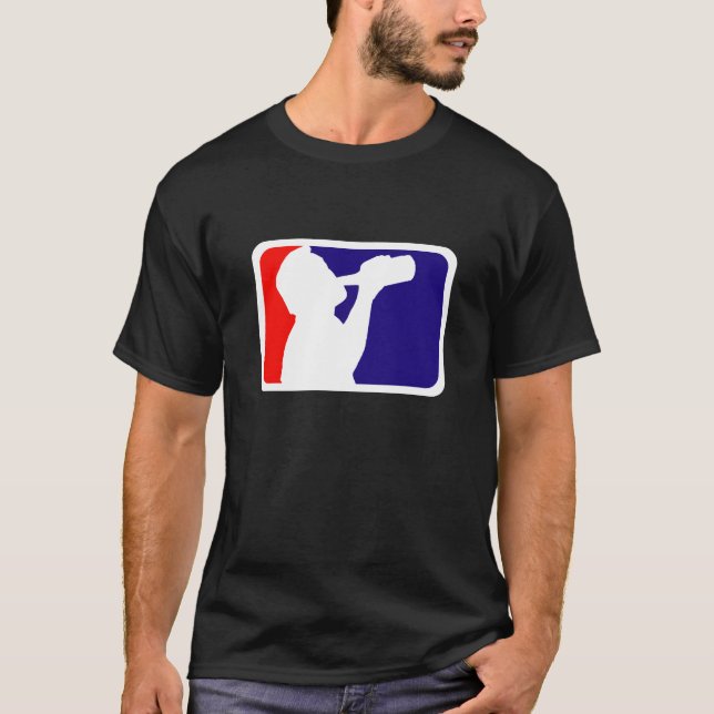 Drinkingwear - Pro - Black T-Shirt (Front)