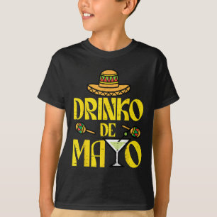 Drinko De Mayo Funny Cinco De Mayo Mexican Fiesta T-Shirt