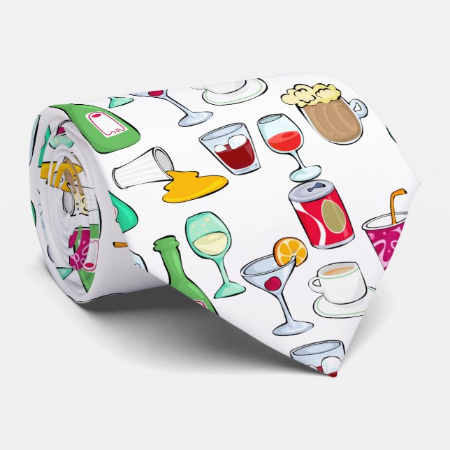 Drinks, beer, alcohol, coctail, wine tie (Rolled)