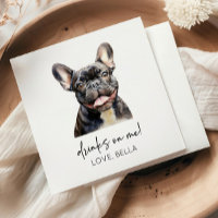 Drinks On Me! French Bulldog Dog Pet Wedding