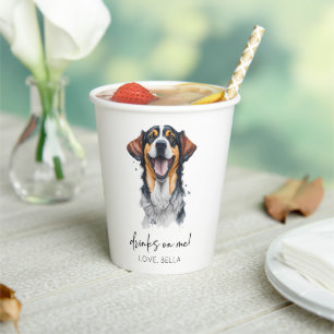 Drinks On Me! Sarabi Dog Pet Wedding Paper Cups