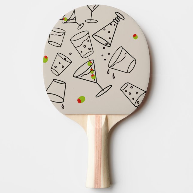 Drinks Ping Pong Paddle (Front)
