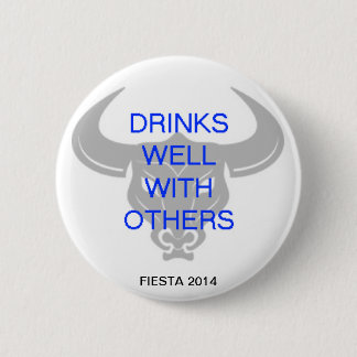 DRINKS WELL 6 CM ROUND BADGE