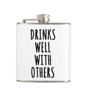 Drinks Well With Others Hip Flask