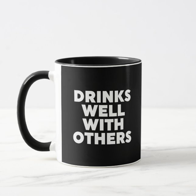 Drinks Well With Others Mug (Left)