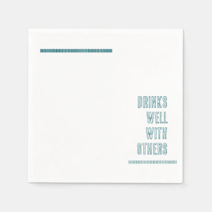 Drinks Well With Others - Napkin