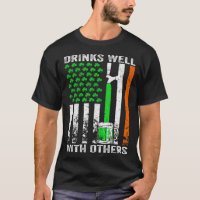 Drinks Well With Others St Patrick s Day Drunk Bee