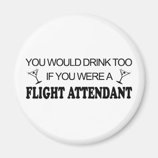 DrinkToo - Flight Attendant Magnet