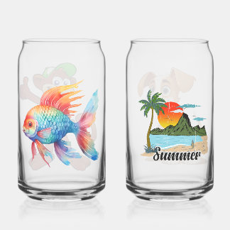 Drinkware Set Can Glass