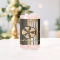 Drinkware Set Earth Tone Brown Beige Floral