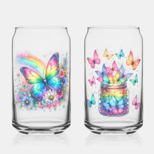 Drinkware Set-Spring Floral Drinkware Can Glass